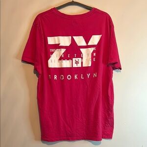Zoo York Red Short Sleeve Tee